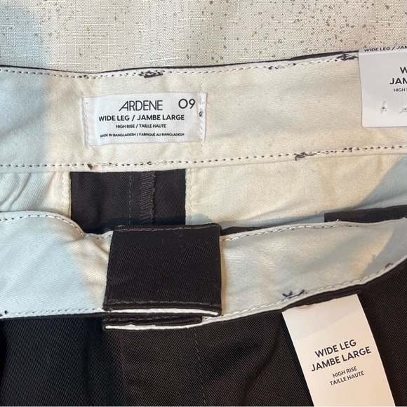 ARDENE: Brown Wide Leg Pants - Picture 2 of 3